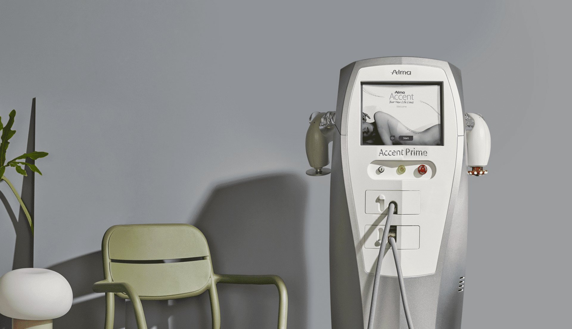 The Alma Accent Prime skin tightening and body contouring platform at JuvyDerm Calgary